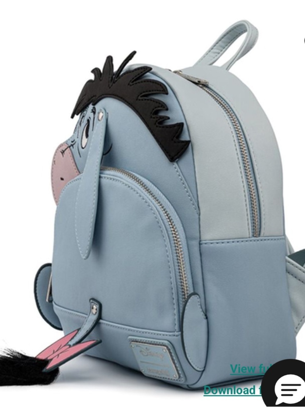Loungefly Disney Eeyore Mini Backpack – NWT 💙 - Picture 2 of 15